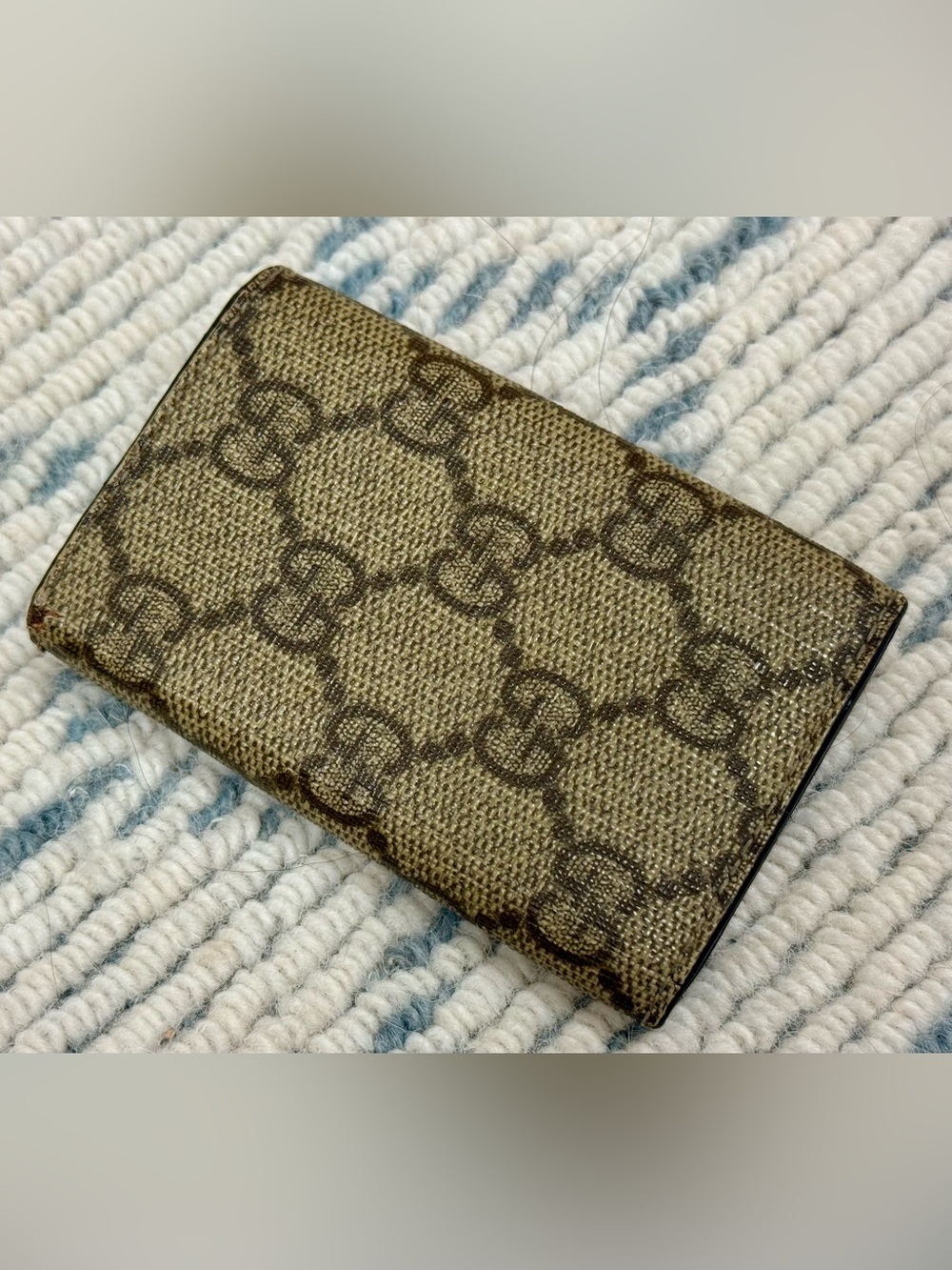 GUCCI Vintage Unisex Y2K Iconic Brown GG Monogram Supreme Canvas 6-Key Holder - Picture 9 of 16